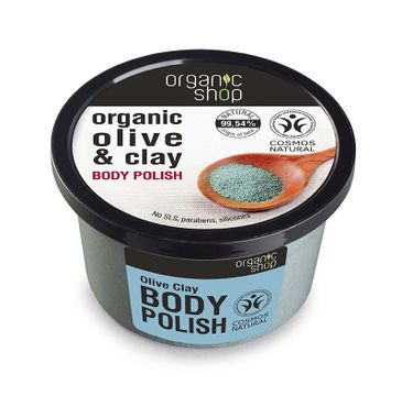 Organic Shop peeling do każdego typu skóry niebieska glinka (250 ml)