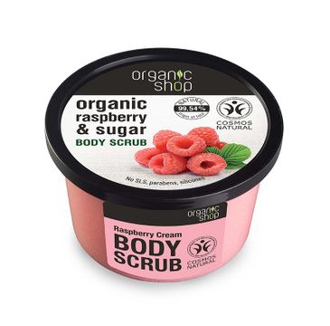Organic Shop scrub do ciała Malinowy Krem (250 ml)