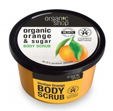 Organic Shop scrub do ciała Sicilian Orange ujędrniający 250 ml