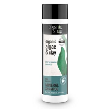 Organic Shop szampon do włosów słabych wzmacniający błękitna laguna 280 ml