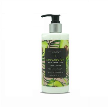 Organik Botanik Avocado Oil with Kaffir Lime Body Lotion balsam do ciała z olejem awokado i liśćmi kaffiru (350 ml)