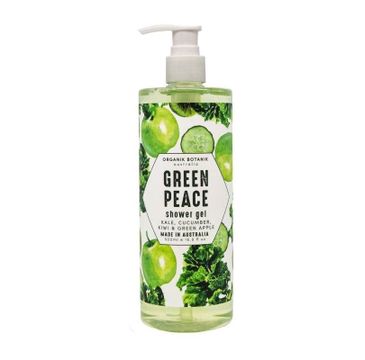 Organik Botanik Grean Peace Shower Gel żel pod prysznic z jarmużem ogórkiem kiwi i zielonym jabłkiem (500 ml)