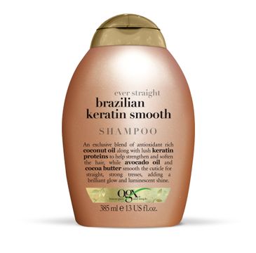 Organix Brazylijska Keratyna szampon wygładzający z brazylijską keratyną (385 ml)