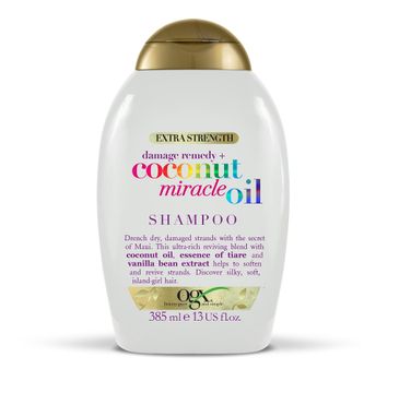 Organix Damage Remedy + Coconut Miracle Oil Shampoo szampon do włosów suchych i zniszczonych (385 ml)