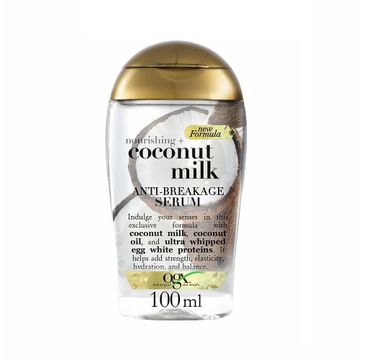 Organix Nourishing + Coconut Milk Anti-Breakage Serum odżywcze serum wzmacniające włosy (100 ml)