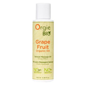 Orgie Bio Grape Fruit Organic Oil organiczny olejek do masażu 100ml