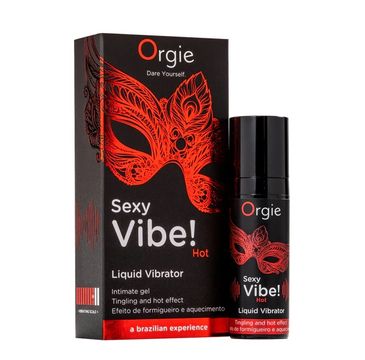 Orgie Sexy Vibe! Liquid Vibrator Hot rozgrzewający żel stymulujący 15ml