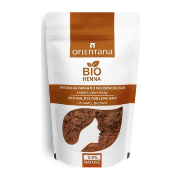 Orientana Bio Henna naturalna farba do włosów Karmelowy Brąz (100 g)