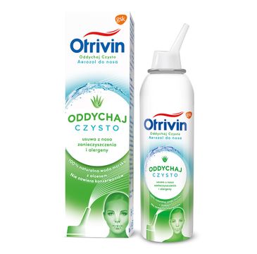 Otrivin Oddychaj Czysto areozol do nosa dla dorosłych z ekstraktem z aloesu (100 ml)