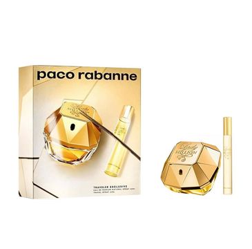 Paco Rabanne Lady Million zestaw woda perfumowana spray 80ml + miniaturka wody perfumowanej spray 20ml (1 szt.)