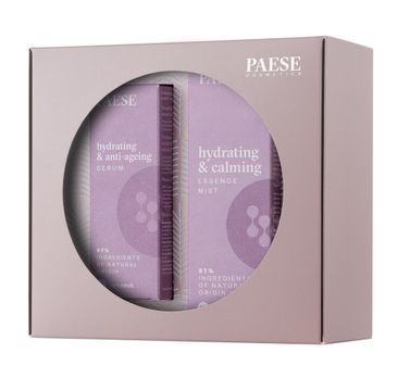 Paese Touch Of Care zestaw nawilżająco-łagodząca esencja w mgiełce (100 ml) + serum nawilżająco-przeciwstarzeniowe (30 ml)