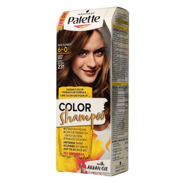 Palette Color Shampoo szampon do każdego typu włosów koloryzujący nr 231 jasny brąz 50 ml