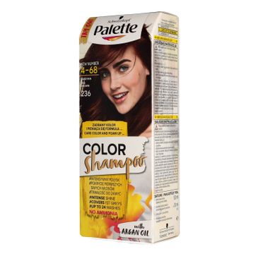 Palette Color Shampoo szampon do każdego typu włosów koloryzujący nr 236 kasztan 50 ml