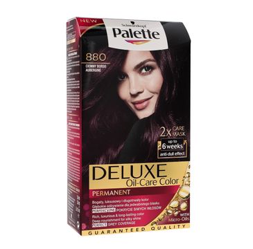 Palette Deluxe farba do każdego typu włosów permanentna nr 880 ciemny bordo 100 ml