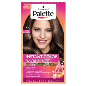 Palette Instant Color Szamponetka do każdego typu włosów koloryzująca Nugatowy Brąz nr 15  25 m;