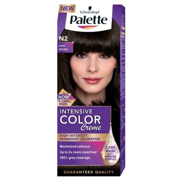 Palette Intensive Color Creme krem do każdego typu włosów koloryzujący nr N2 ciemny brąz 50 ml