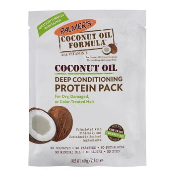 Palmer's – Coconut Oil Formula Deep Conditioner Protein Pack kuracja proteinowa do włosów z olejkiem kokosowym (60 g)