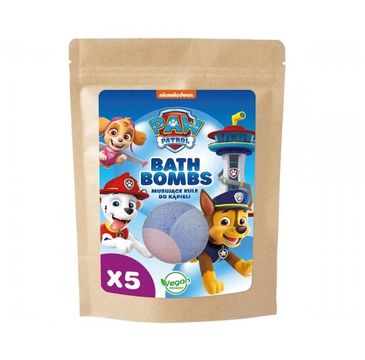 Paw Patrol Bath Bombs musujące kule do kąpieli (5 x 50 g)