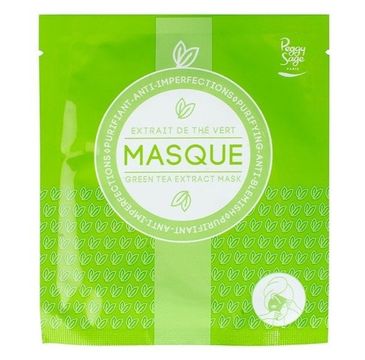 Peggy Sage Green Tea Extract Mask oczyszczająca na niedoskonałości maseczka do twarzy 23ml