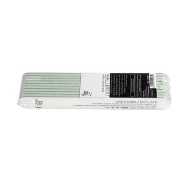 Peggy Sage Pack Of 10 2-way Nail Files Coarse komplet pilników do paznokci dwustronnych 100/180 biały 10szt