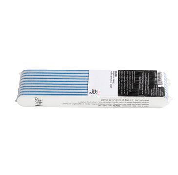 Peggy Sage Pack Of 10 2-way Nail Files Medium komplet pilników do paznokci dwustronnych 180/180 biały 10szt