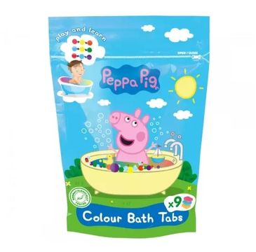 Peppa Pig Barwinki koloryzujące do kąpieli (144 g)