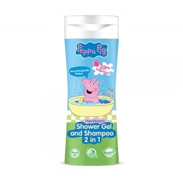 Peppa Pig żel pod prysznic i szampon 2w1 Guma Balonowa (300 ml)