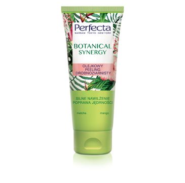 Perfecta Botanical Synergy olejkowy peeling drobnoziarnisty do ciała Matcha i Mango 200 ml