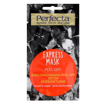 Perfecta Express Mask węglowa maska Peel-Off Detox 8 ml