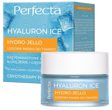 Perfecta Hyaluron Ice Hydro-Jello lodowa maska do twarzy (50 ml)