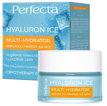 Perfecta Hyaluron Ice Multi-Hydrator serum do twarzy na noc (50 ml)