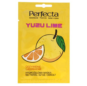 Perfecta Hydrożelowa maska na twarz, szyję i dekolt Yuzu Lime 10 ml