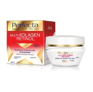 Perfecta Multi-Kolagen Retinol 40+ krem redukujący zmarszczki wygładzający na dzień i noc 50 ml