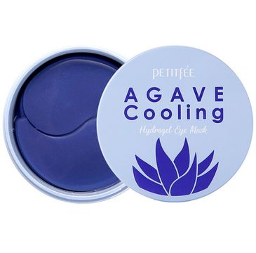 Petitfee Agave Cooling Hydrogel Eye Mask nawilżająco-odświeżające hydrożelowe płatki pod oczy z ekstraktem z agawy i jagód (60 szt.)