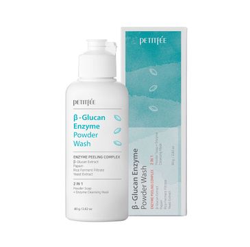 Petitfee B-Glucan Enzyme Powder Wash nawilżająco-kojący puder enzymatyczny do twarzy (80 g)