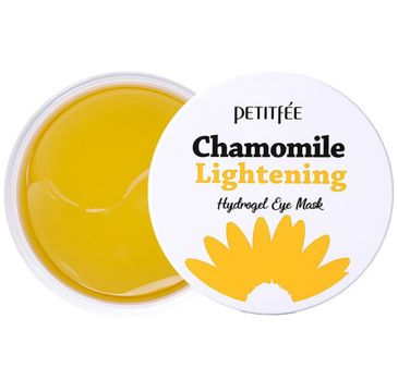 Petitfee Chamomile Lightening Hydrogel Eye Mask rozświetlające hydrożelowe płatki pod oczy z ekstraktem z rumianku (60 szt.)