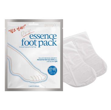 Petitfee Dry Essence Foot Pack odżywczo-nawilżająca maska do stóp w formie skarpetek