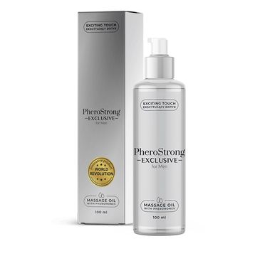 PheroStrong Exclusive For Men Massage Oil With Pheromones olejek do masażu z feromonami (100 ml)