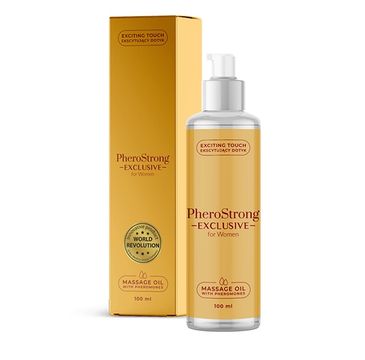 PheroStrong Exclusive For Women Massage Oil With Pheromones olejek do masażu z feromonami (100 ml)