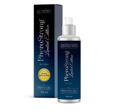 PheroStrong Limited Edition For Men Massage Oil With Pheromones olejek do masażu z feromonami (100 ml)