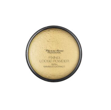 Pierre Rene Professional Fixing Loose Powder With Bamboo Extract puder sypki Bambus & Banan 12g