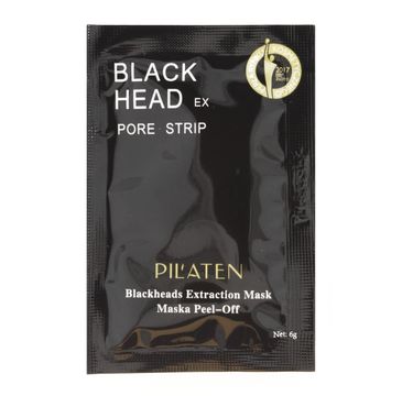 Pilaten Black Mask czarna maska do twarzy z aktywnym węglem z bambusa 6g