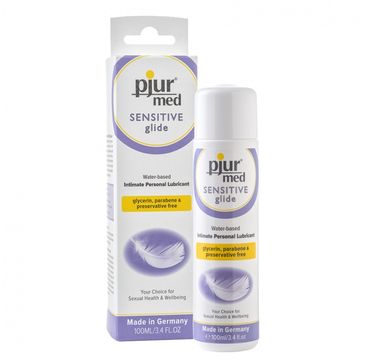 Pjur Med Sensitive Glide delikatny lubrykant na bazie wody (100 ml)