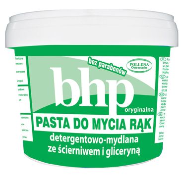 Pollena BHP pasta do mycia rąk detergentowa-mydlana ze ścierniwem i gliceryną 500 ml