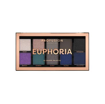Profusion Euphoria Eyeshadow Palette paleta 10 cieni do powiek