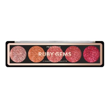 Profusion Ruby Gems Eyeshadow Palette paleta 5 cieni do powiek