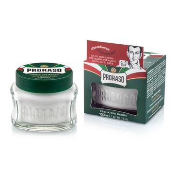 Proraso Green Crema Pre Barba odświeżający krem przed goleniem z olejkiem eukaliptusowym (100 ml)