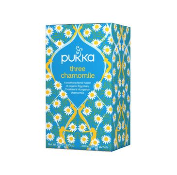 Pukka Three Chamomile organiczna herbatka rumiankowa 20 torebek