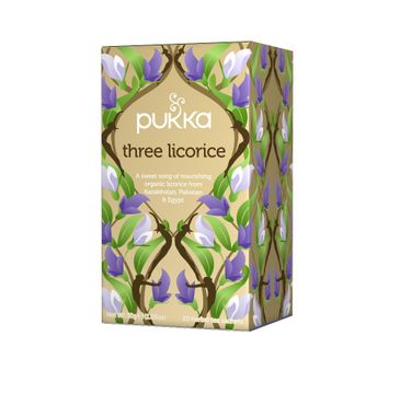 Pukka Three Licorice organiczna herbatka lukrecjowa 20 torebek