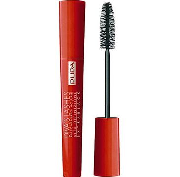 Pupa Tusz do rzęs Diva's Lashes Extra Black ekstremalnie wydłuża i pogrubia (10 ml)